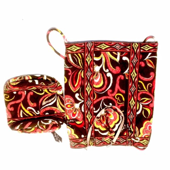 Vera Bradley Backpack Plus Bonus Cosmetic Bag Lot main image 4